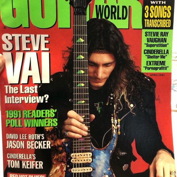 Vintage Early 90s Guitar World Mag Lot of 8 Tributes to Hendrix Stevie Ray - Picture 3 of 9